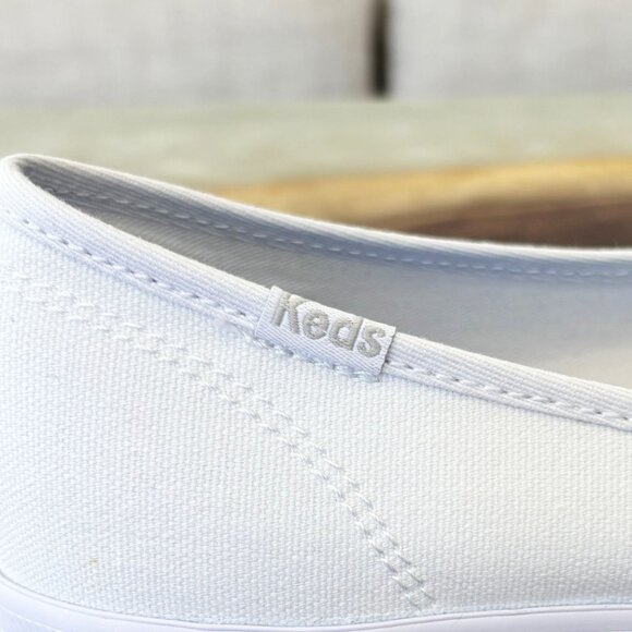 Keds White Mini Slip-On Sneaker size 8.5 - Picture 12 of 14